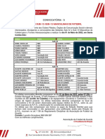 5 Convocatoria Sub-12 Sub-13 Masculina 2021 - 2022 Esta