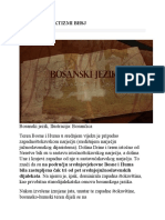 7.0.dijalektizmi BHSJ: Bosanski Jezik