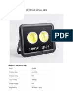 Ac 100W Led Lamps Datasheet