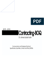Contracting-BOQ Lectures