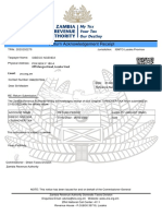 Return Acknowledgement Receipt: Off Mungwi Road, Lusaka West Email