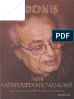 1225 Tarix Qadinin Bedeninde Parchalanir Ereb Shiiri Adonis Ali Ahmed Sait Eshber Qoshar Chev Metin Findiqchi 2010 131s