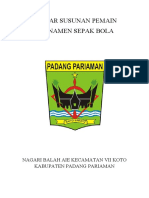 Proposal Sepak Bola Nagari Balah Aie