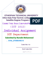 Assignment Computer Program