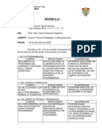 INFORME TECNICO PEDAGOGICO IV BIMESTRE 2022 2do Grado