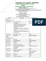 Agenda Acara