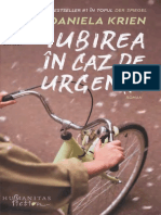 Daniela Krien - Iubirea În Caz de Urgență