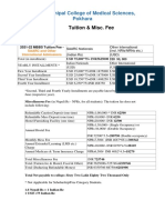 Manipal Fee 2021-2022