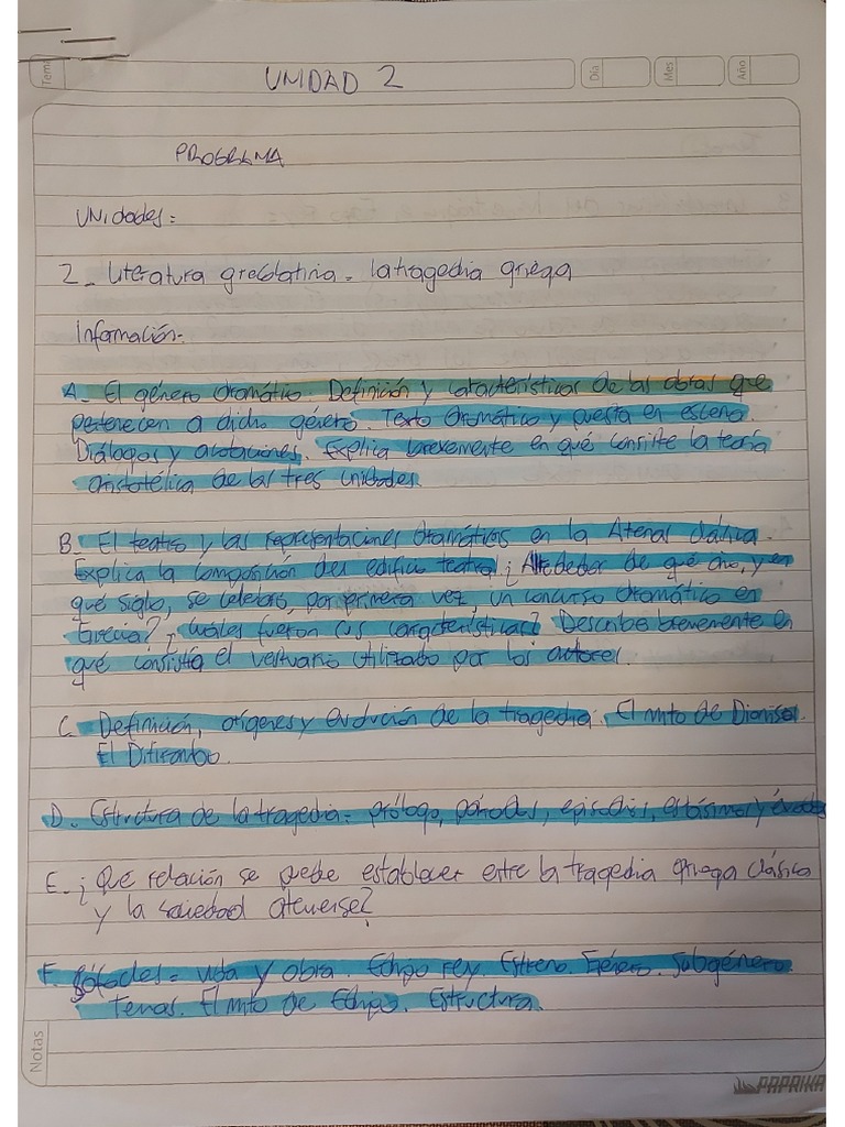 Literatura 5to Humanístico Unidad 2 Uruguay PDF