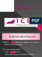 Los sujetos procesales: partes, jueces y roles en el proceso