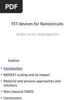 Nano - SOI MG FET