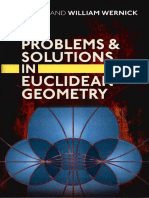 Problems and Solutions in Euclidean Geometry