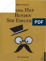 ŞiirSokaktadır Sana Hep Benden Sözedecekler Destek Yayınları