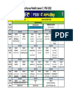 Jadwal 1 C 2022 Yogya