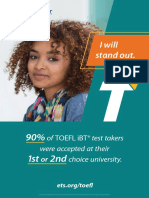 Toefl I Will Stand Out Poster