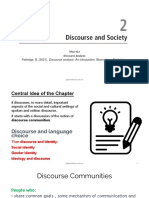 Discourse & Society II (Edit)