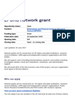 EPSRC Network Grant - UKRI