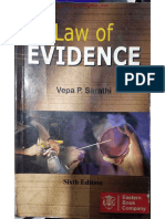 Vepa P.sarathi - LAW of EVIDENCE, 2016 Reprint (6th Edition)