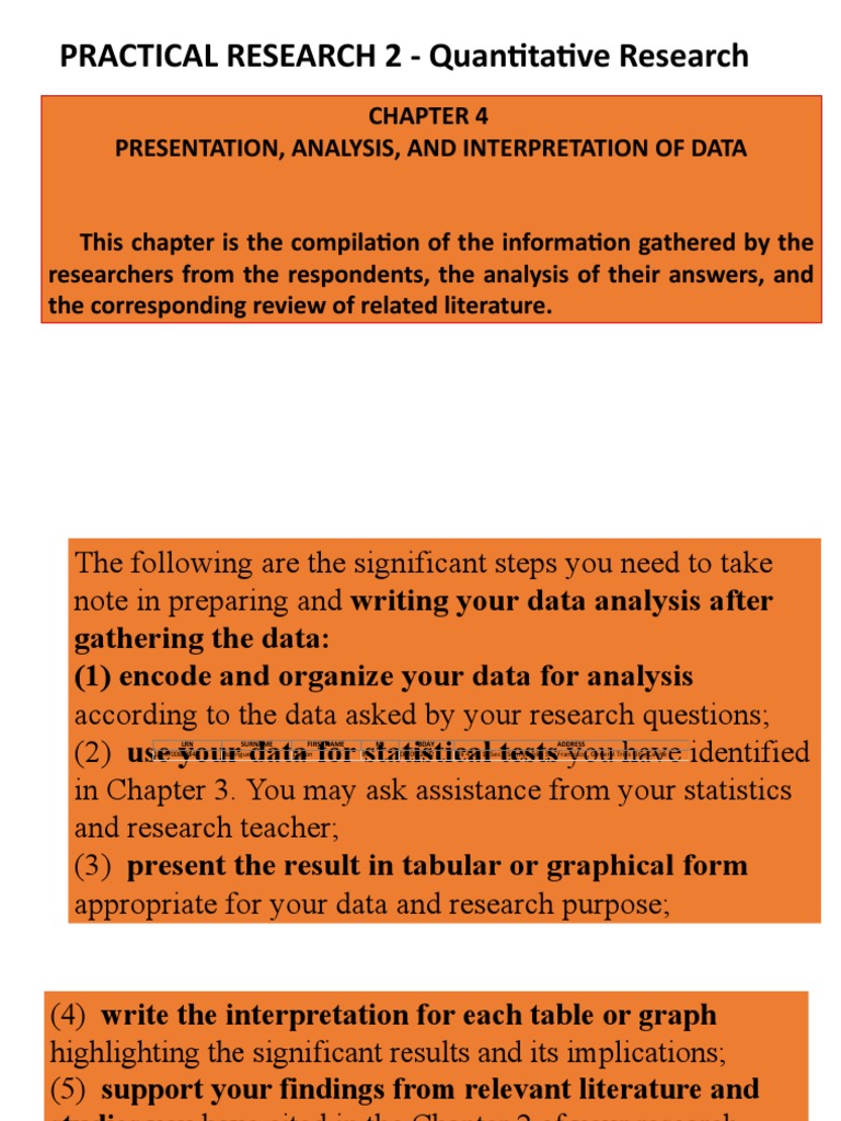 PR2 - Chapter 4-5 | Download Free PDF | Data | Statistics