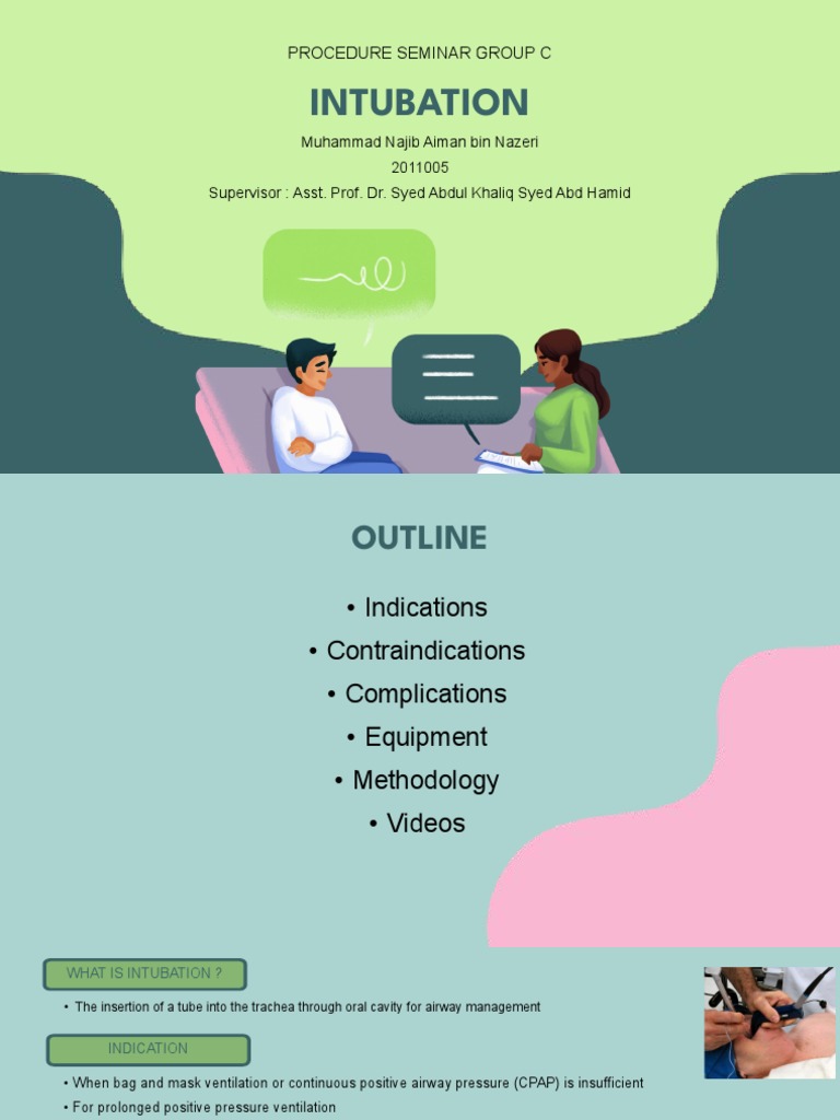 Intubation PDF Respiratory System Medicine