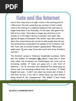 Kate and The Internet Reading Comprehension Exercises - 97693