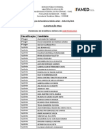 Classificacao Final Dos Candidatos - Anestesiologia