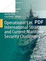 Operational Law in International Straits and Current Maritime Security Challenges (Jörg Schildknecht, Rebecca Dickey, Martin Fink Etc.)