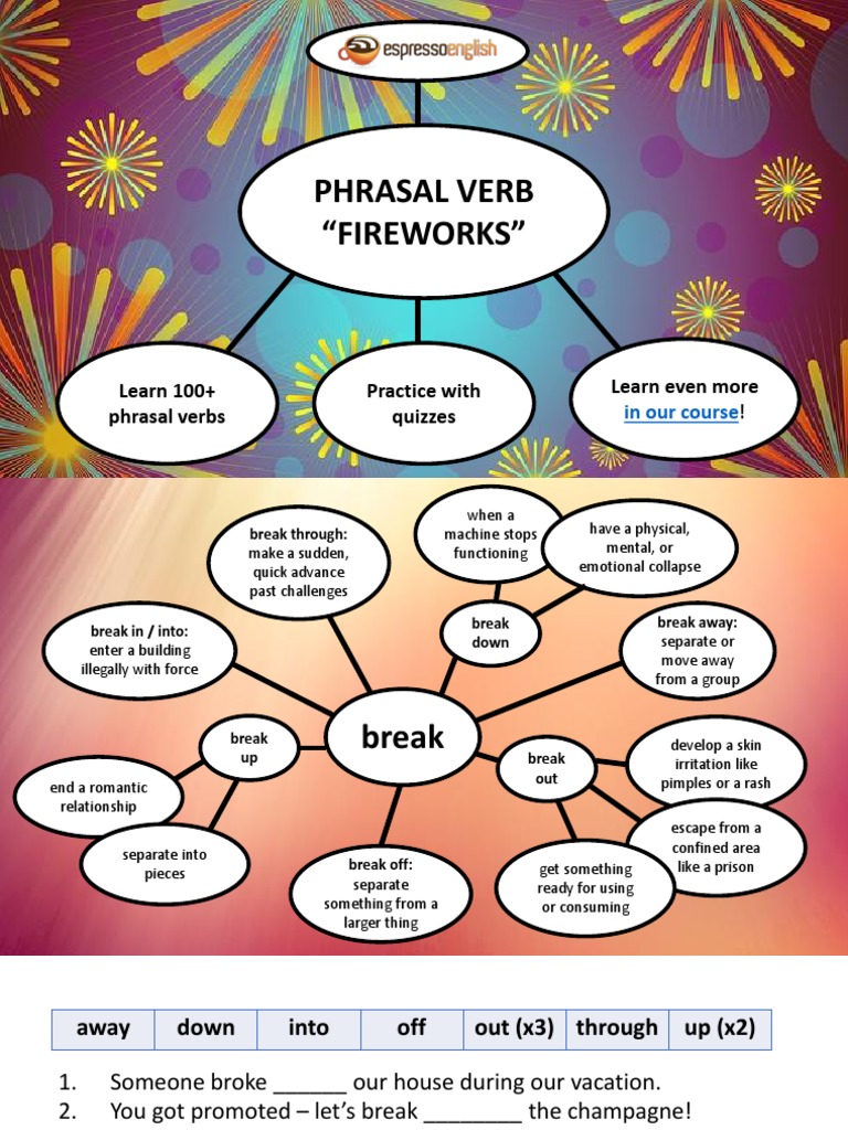 Phrasal Verb Fireworks PDF