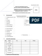 Borang Maklumat Permohonan Visa Jaij - Kosong Pelajar