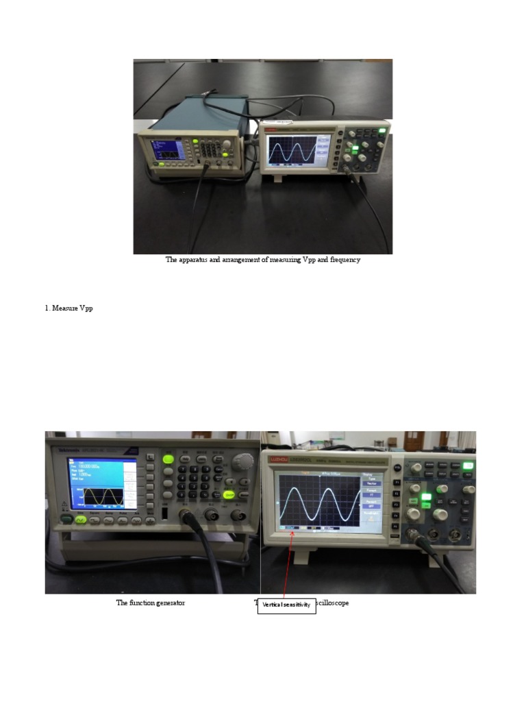Exercises of Electronic Oscilloscope Experiment PDF