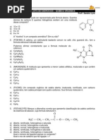 Quimica Organica - Lista de Exercicios 2