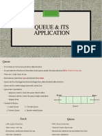 DSA Queue & Its Application