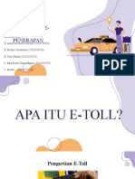 Konsep Sistem Informasi E-Toll