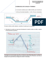 Examen de hidráulica de canales y tuberías FAC ING CIVIL ESC ING CIVIL Hidráulica