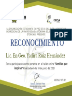 Reconocimiento Semillas