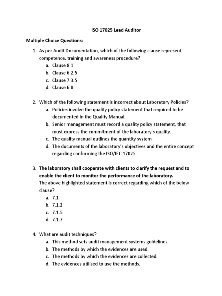 iso-17025-lead-auditor-quiz-pdf-audit-internal-audit
