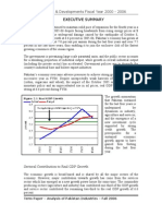 Executive Summary: Industrial Policies & Developments Fiscal Year 2000 - 2006