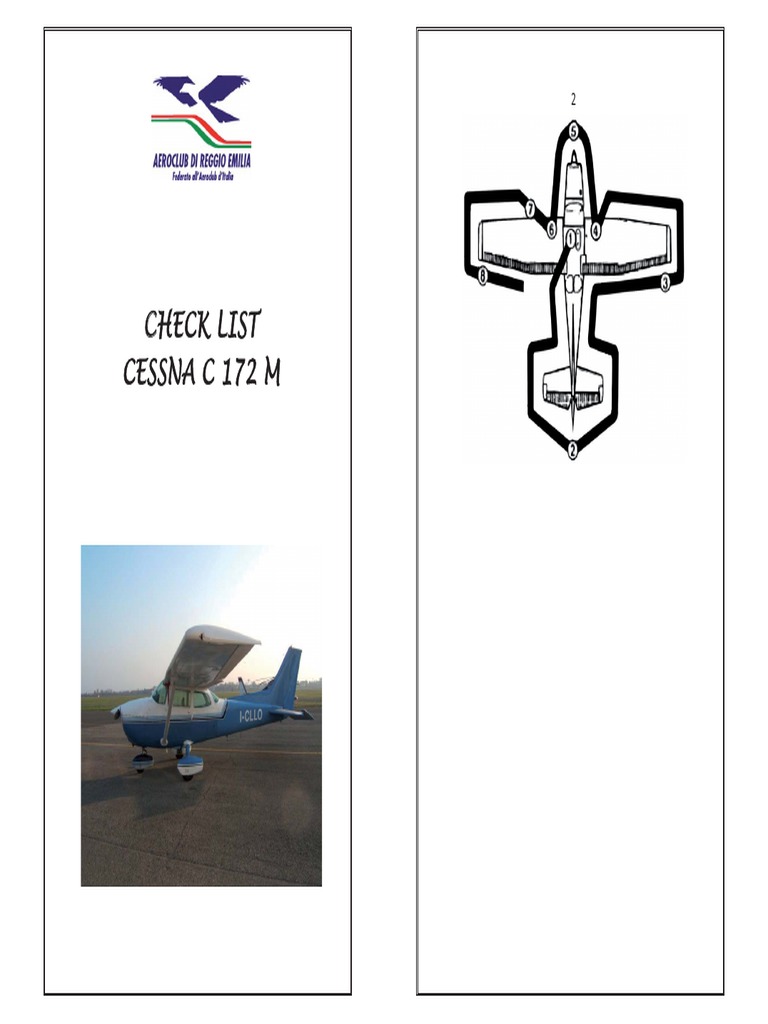 Checklist C172M - Rev1 | PDF