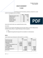 ACC201 Group Assignment covers inventory, depreciation, and bad debts