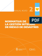 Normativa de La Gestion Integral de Riesgo de Desastres