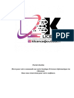 Noticeinstallationofficek Licenceinformatique