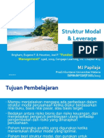 Materi Kuliah #8 Struktur Modal & Leverage