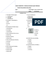 PTS 2 SD Kelas 2 - Bahasa Inggris