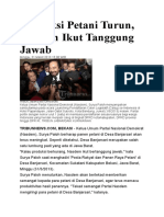 Produksi Petani Turun