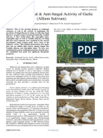 Pharmacological & Anti-Fungal Activity of Garlic (Allium Sativum)