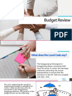 Budget Review 2018