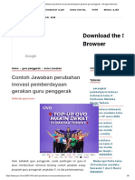 Contoh Jawaban Perubahan Inovasi Pemberdayaan Gerakan Guru Penggerak - Beragam Informasi