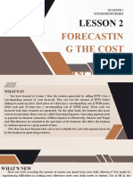 Forecasting Costs PPT 1