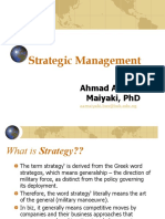 Module 3 - Introduction To Strategy