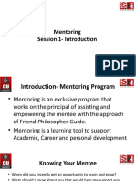 Mentoring Program Introduction